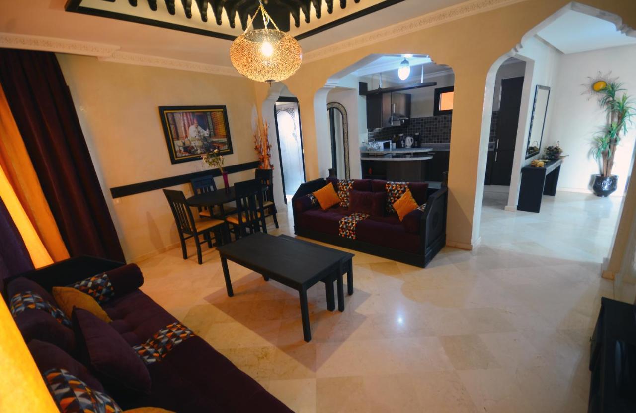 Appart Vue Piscine Et Montagne Marrakech Apartment Marrakesh Bagian luar foto
