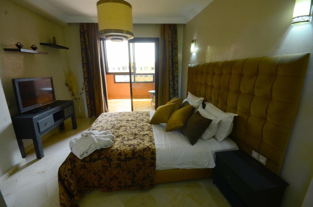 Appart Vue Piscine Et Montagne Marrakech Apartment Marrakesh Bagian luar foto